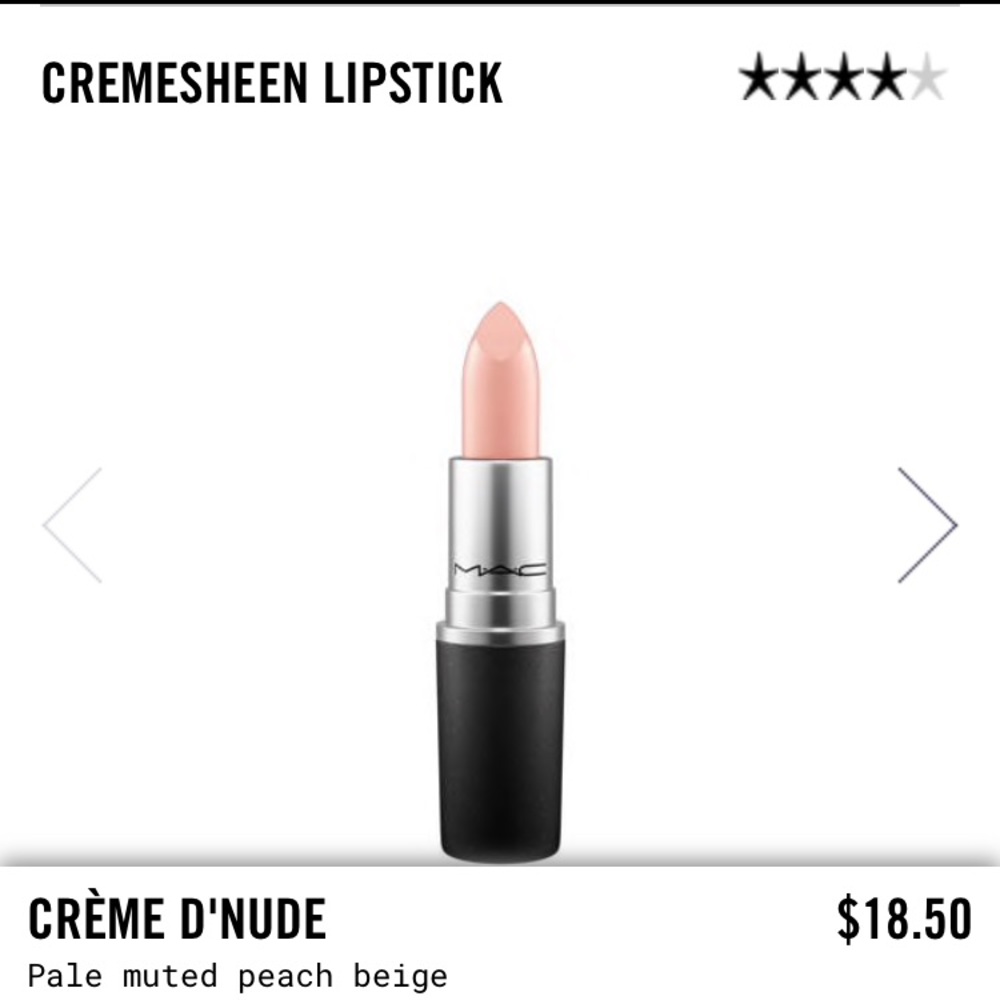 MAC CREME D’NUDE LIPSTICK